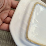 Small ceramic rectangular platter like new, 19.5x13.5 cm