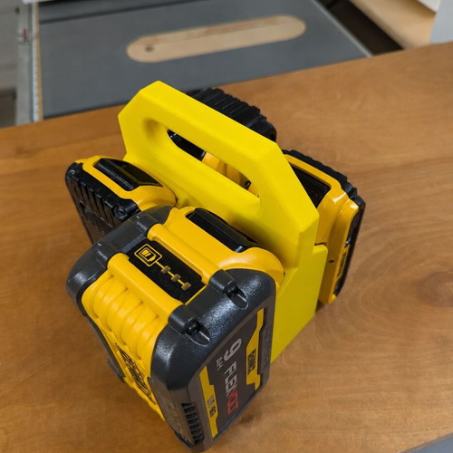 DeWalt FlexVolt battery holder for 4 batteries