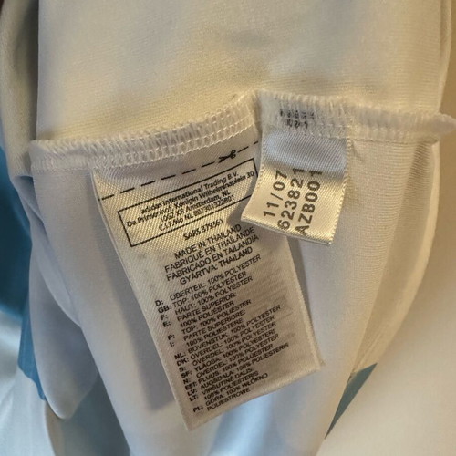 Argentina 2008 football jersey used, size L