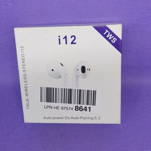 Wireless Earbuds i12 Manual New