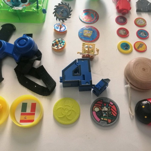 Collection of games! Toy cars, tops, Rubik's cubes, Moonball, etc.