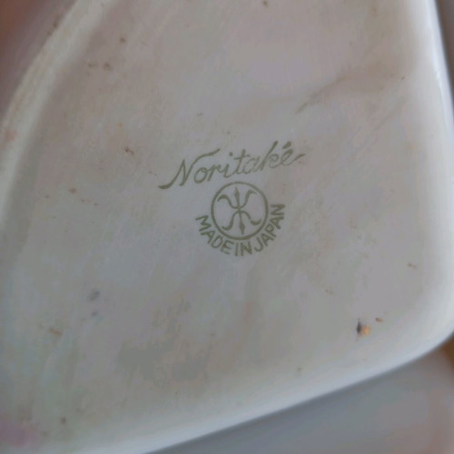 Noritake vintage porcelain divided dish like new with floral decoration