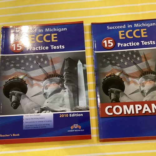 Betsis Succeed in Michigan 15 Practice Tests new, set of 2 books