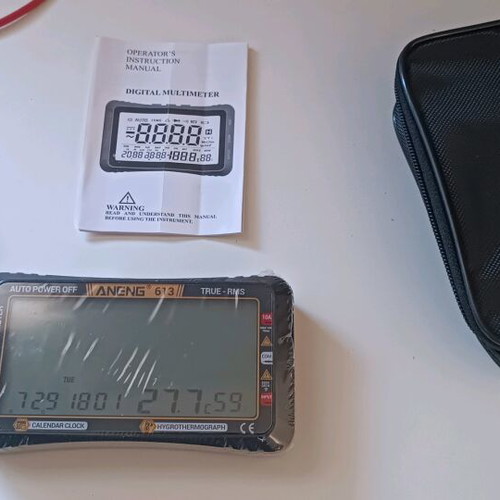 Digital Multimeter with Thermometer and Hygrometer New