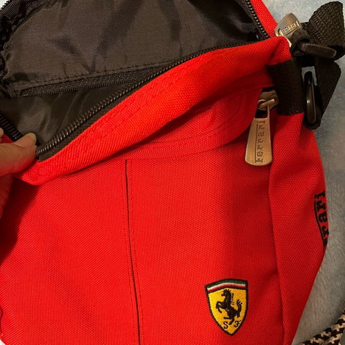 Ferrari crossbody bag red like new