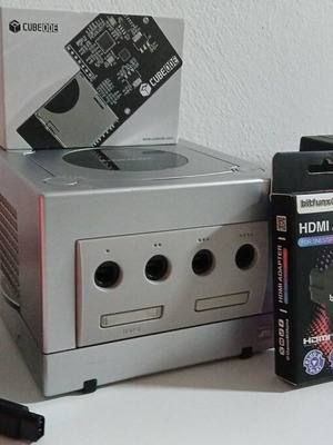 Nintendo GameCube σαν καινούργιο με Cube Ode και HDMI αντάπτορα