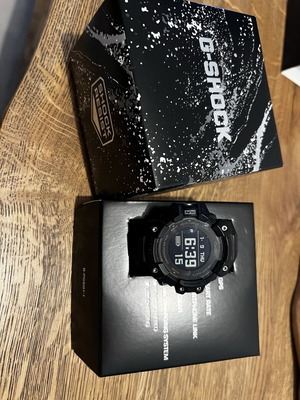 Casio G-Shock GBD-H1000 watch used, black, GPS, heart rate sensor