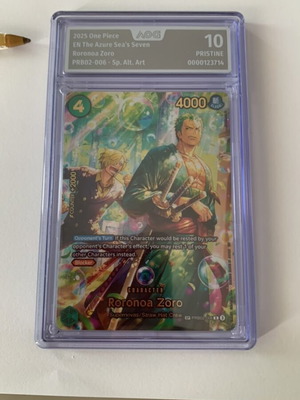 Roronoa Zoro Prb02 sp Pop1 κάρτα καινούργια