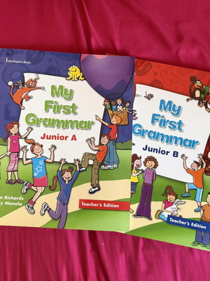 Βιβλία My First Grammar Junior A και Junior B Teacher’s Edition σαν καινούργια