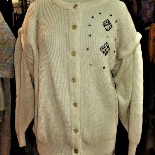 Tricoteen 90s knitted cardigan new, size L