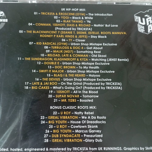 UK Runnings Mixtape new, British hip-hop and reggae collection