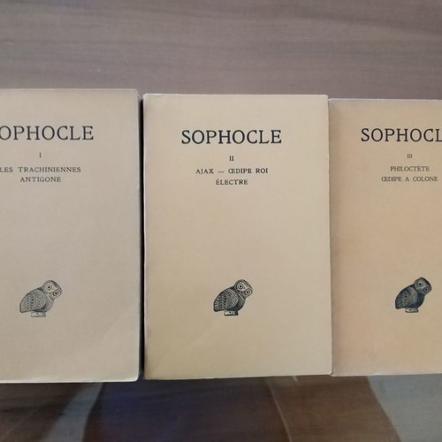 SOPHOCLE Τόμοι 3 μεταχειρισμένοι, ελληνικά