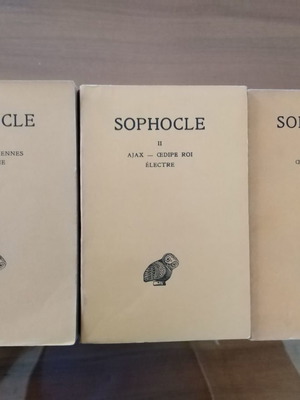 SOPHOCLE Τόμοι 3 μεταχειρισμένοι, ελληνικά