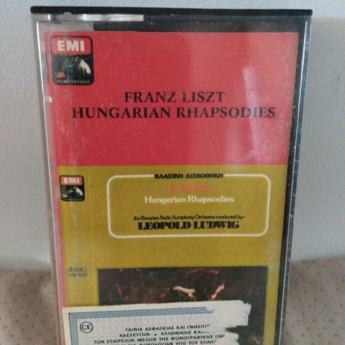 Franz Liszt Hungarian Rhapsodies cassette like new, classical