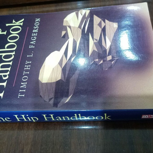 The Hip Handbook medical book like new, English
