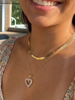 Layering σετ από ανοξείδωτο ατσάλι Swan χρυσαφί, καινούργιο