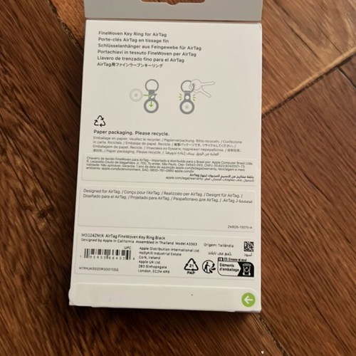 Apple AirTag FineWoven Key Ring new, original packaging