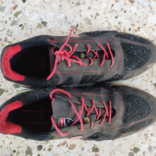 Ducati work shoes used, size 43, slightly burnt by sparks