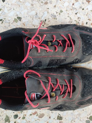 Ducati work shoes used, size 43, slightly burnt by sparks