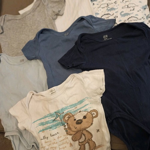 Baby bodysuits 7 like new, size 80 cm, short sleeve