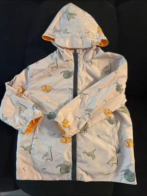 Mayoral boys' windbreaker jacket with dinosaurs, like new