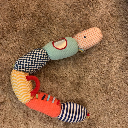 Mothercare sensory toy like new with different textures and lever