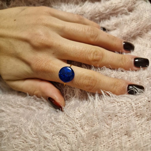 Ring with liquid glass new