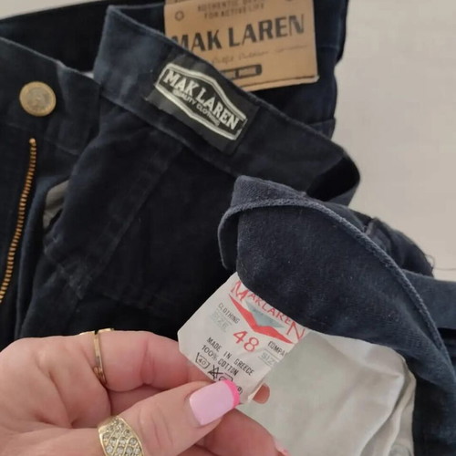 Vintage men's winter jeans Mak Laren 3XL like new, blue