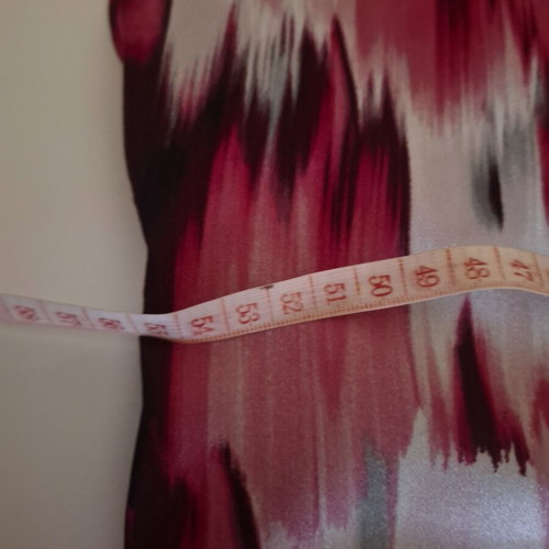 DKNY long multicolor blouse with belt, size S to L