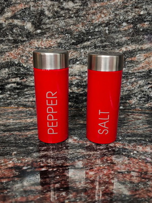 Premier Housewares Liberty Salt and Pepper Set like new, red