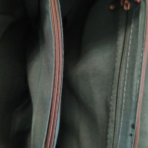 Bag with embroidery shoulder type, like new, black