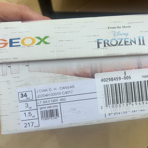 Geox sneakers brand new, size 34, blue