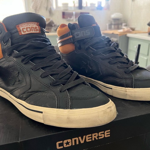 Converse Cons Leather sneakers like new, size 46, blue and black