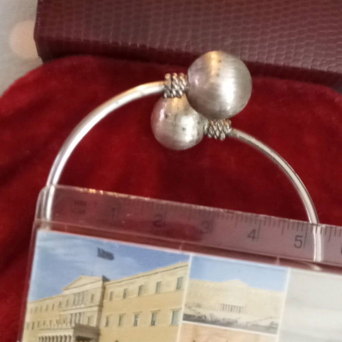 Lalaunis A21 925 silver bracelet and ring set used