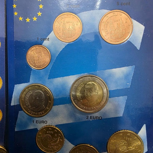 Euro Coin Folder New, First Sets from 11 Countries