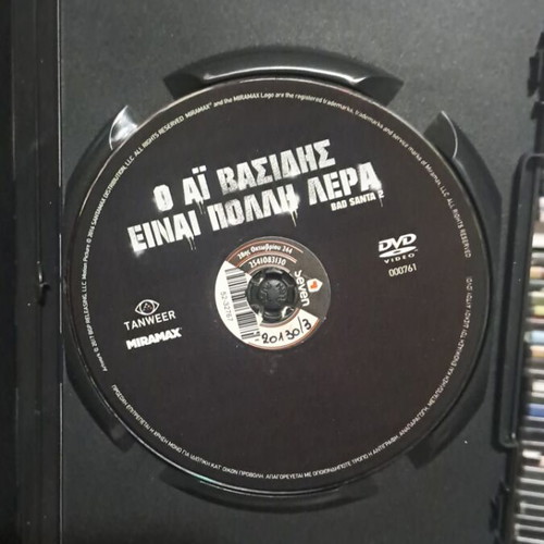 Bad Santa DVD used, comedy with subtitles