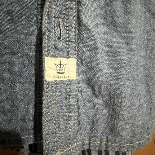 Firetrap cotton shirt like new, gray, size S