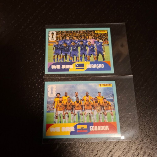 Αυτοκόλλητα Team Curaçao και Ecuador FIFA World Cup 2026 καινούργια