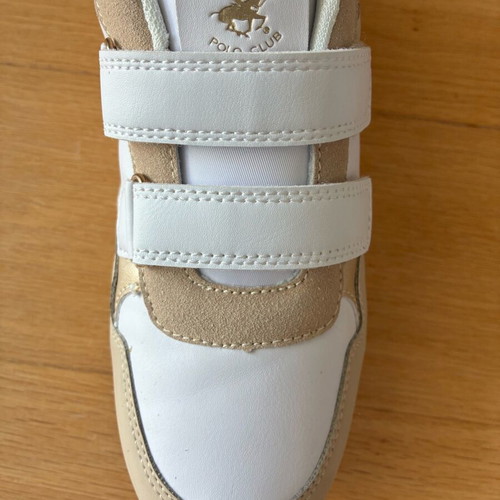 Beverly Hills Polo Club kids sneakers size 34 new, white and beige