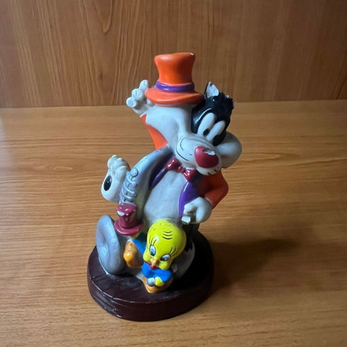 Looney Tunes Sylvester & Tweety Figurine used, Warner Bros 1999