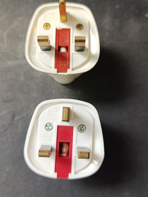 Set of 2 Schuko to UK power adapters like new