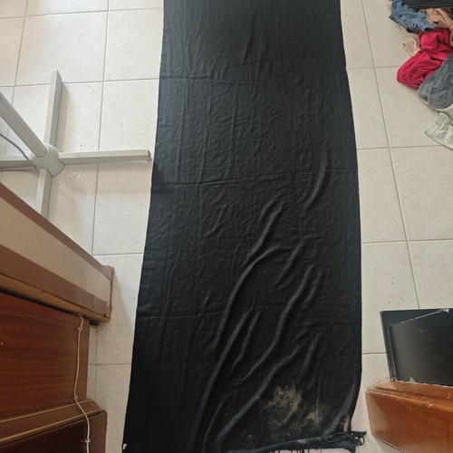 Black scarf large used