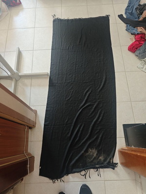 Black scarf large used