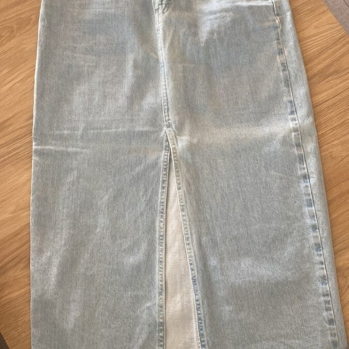 Maxi jean skirt Na-Kd size 38 like new, blue