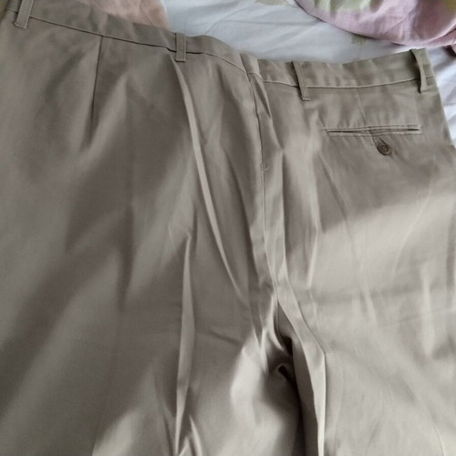 Men's fabric pants size XXL like new, black and beige, set of 3