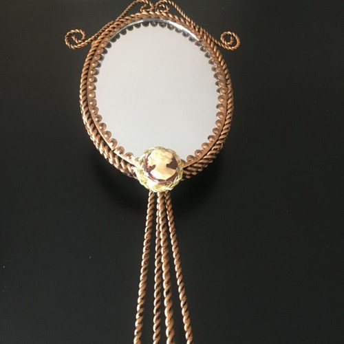 Vintage mirror and frame set in romantic style, like new