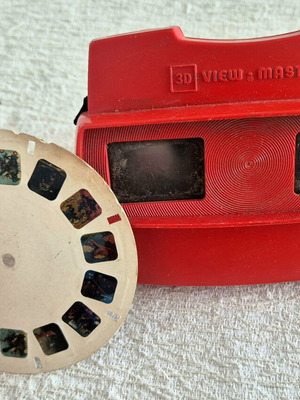 View Master κόκκινο vintage παιχνίδι μεταχειρισμένο
