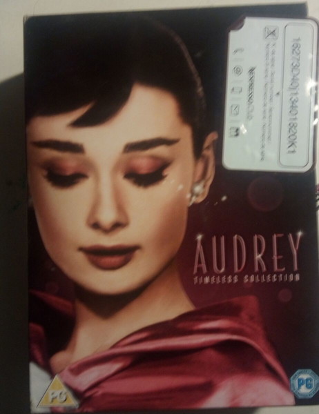  Audrey Hepburn sillogi 4 DVD Funny Face, Roman Holiday, Sabrina, Breakfast at Tiffany's