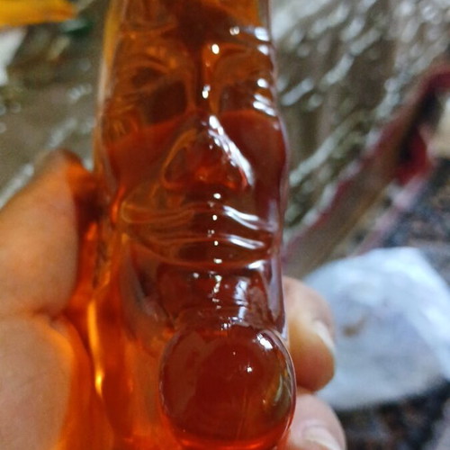 Collectible Glass Bottle "Misofergaro" Dennis & Corfiot vintage decorative