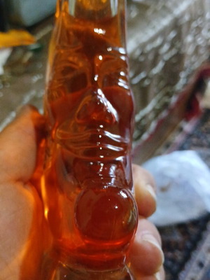 Collectible Glass Bottle "Misofergaro" Dennis & Corfiot vintage decorative